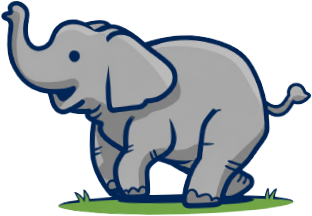 AEIOU elephant