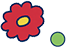 AEIOU flower
