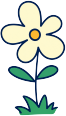 AEIOU flower