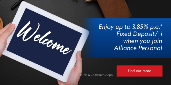 Alliance Personal Welcome Offer