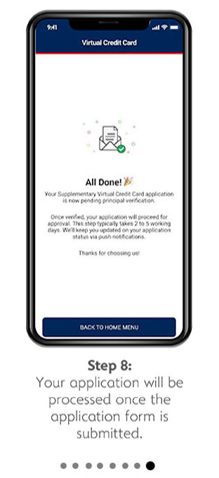 Supplementary Cardholder Application