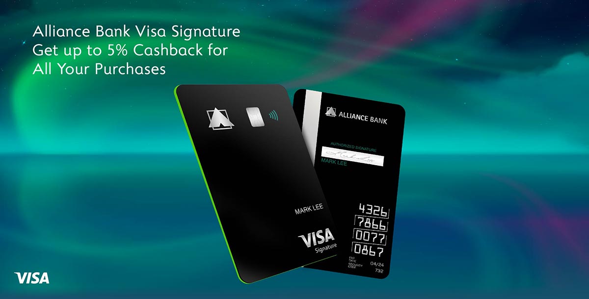 Alliance Bank Visa Signature Card