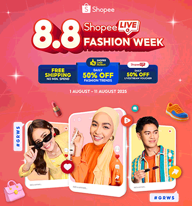 8.8 Shopee fashion Week