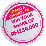 Stand a chance to win your share of RM234,000