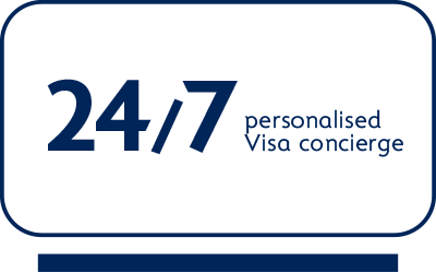 24/7 personalised Visa concierge