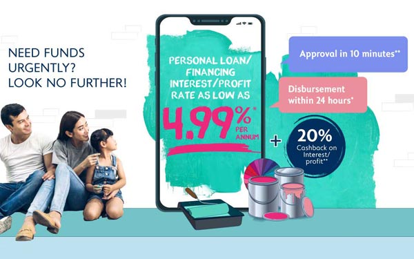 Apply Personal Loan/Financing with rates as low as 3.99%25 p.a.* - Alliance Digital Personal Loan