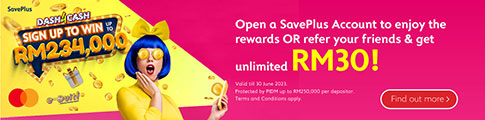 Open Alliance SavePlus Account/-i earn 4.20% p.a. for 12-month e-FD and get welcome rewards up to RM130