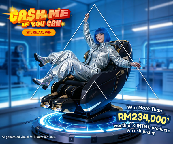 Stand a chance to sit back & win GINTELL products & cash prizes worth more than RM234,000