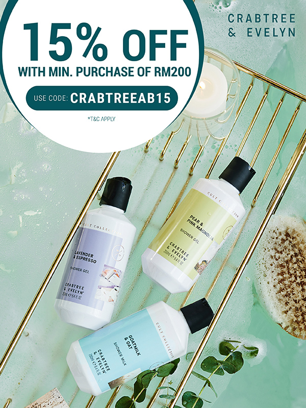 Enjoy 15 OFF when you shop Crabtree & Evelyn products online with
