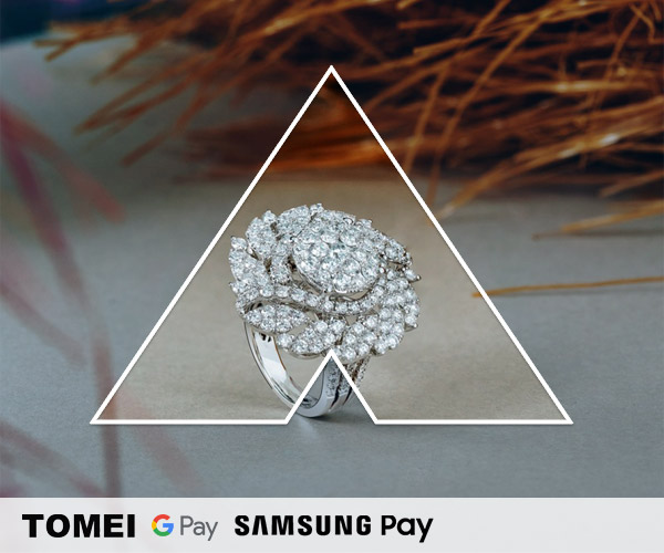Diamond jewellery at TOMEI