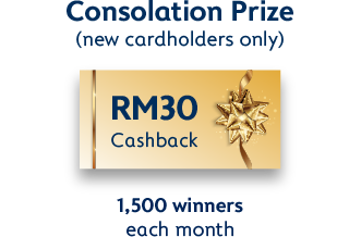 Consolation Prize - RM30 Cashback