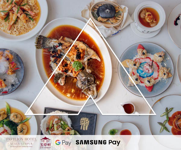 15% OFF* A LA CARTE MENU AND COMPLIMENTARY DESSERT AT JADE PAVILION