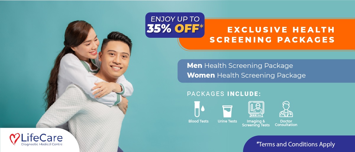 Get up to 35 OFF health screening packages at LifeCare Diagnostic