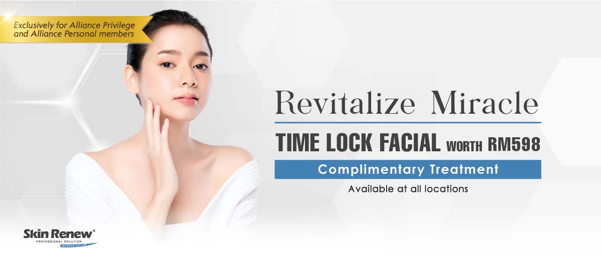 Enjoy a complimentary Radio Frequency treatment at all Skin Renew outlets