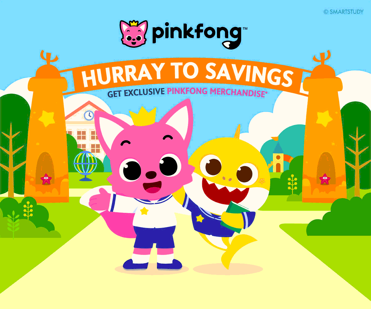 Pinkfong Sing and Save Campaign - Get Exclusive Pingfong Merchandise