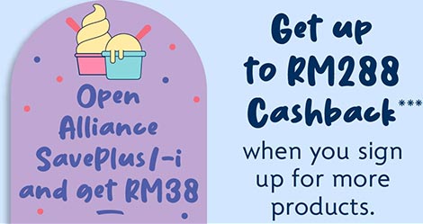 Open SavePlus/i and get RM38