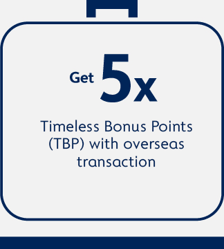 5x TBP with overseas transaction