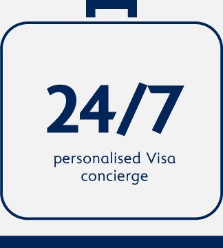 24/7 personalised Visa concierge