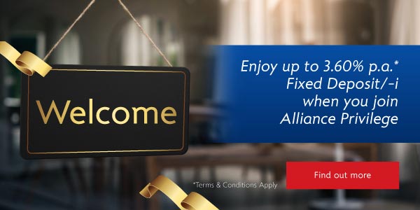 Alliance Privilege Welcome Offer