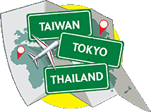 Taiwan Tokyo Thailand