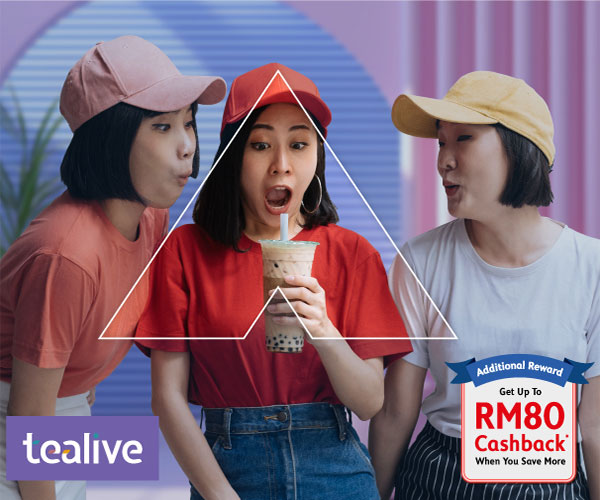 Get a RM50 Tealive Voucher when you open and activate Alliance SavePlus Account/-i. Valid till 31st March 2024.