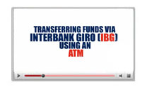 Interbank GIRO (IBG) funds transfer via allianceonline