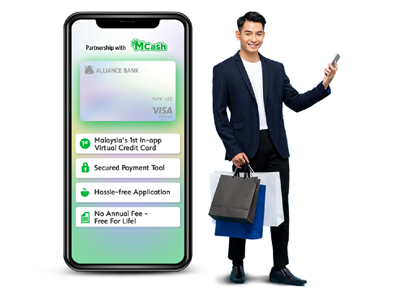 Visa Platinum Virtual Credit Card (MCash)