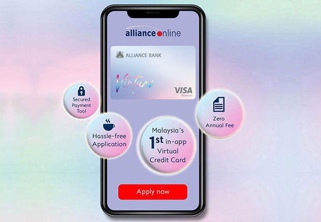 Visa Virtual Credit Card (allianceonline mobile app)