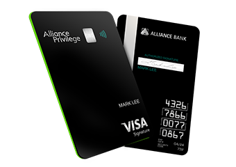 Visa Signature Credit Card for Alliance Privilege