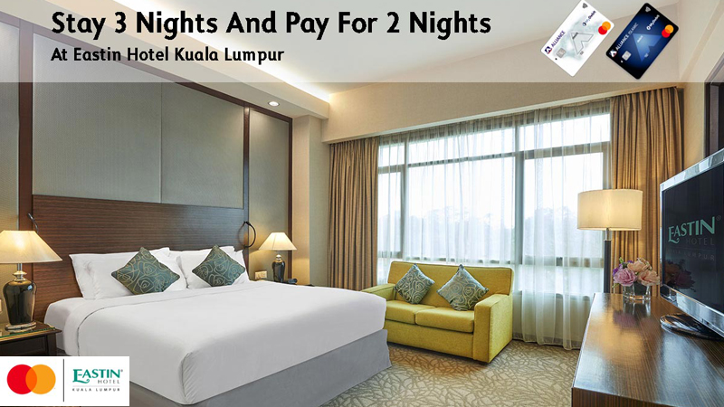 Stay 3 Nights And Pay For 2 Nights  At Eastin Hotel Kuala Lumpur