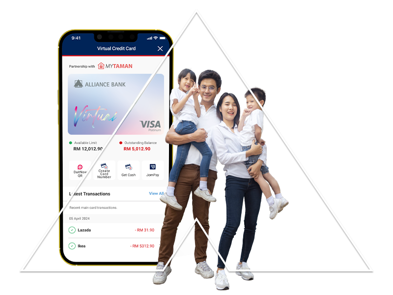 Visa Virtual Credit Card (MyTaman)