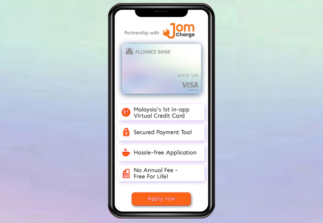 Visa Virtual Credit Card (JomCharge)