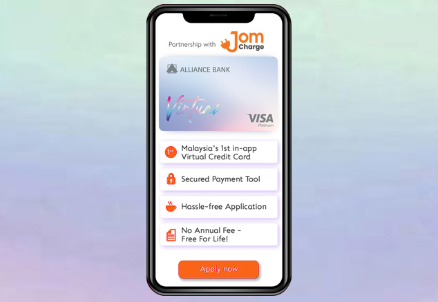 Visa Virtual Credit Card (JomCharge)