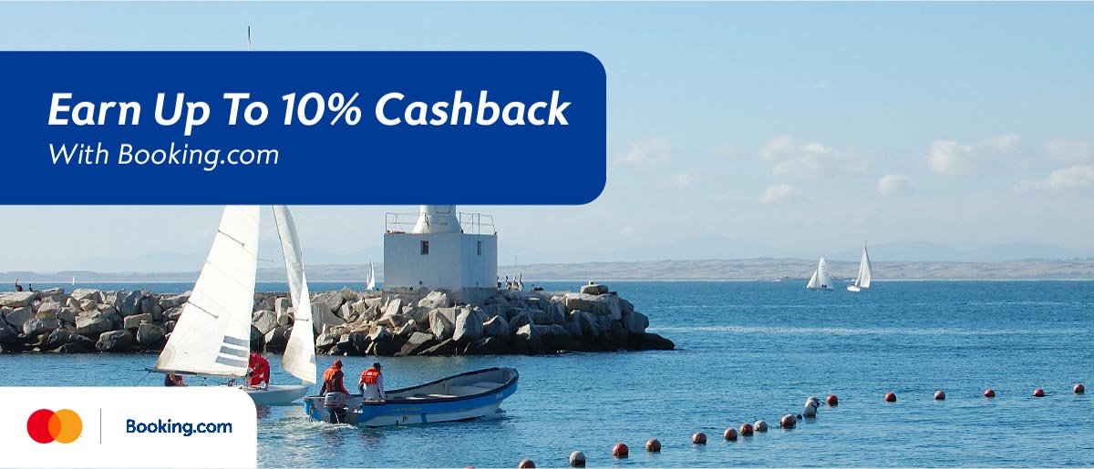 Enjoy up to 10% cashback with Booking.com with your Alliance Bank Debit Card/-i