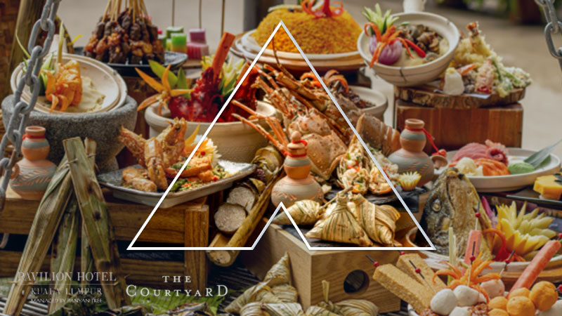 Enjoy 15% OFF* Buffet Lunch and Dinner at The Courtyard, Pavilion Hotel Kuala Lumpur